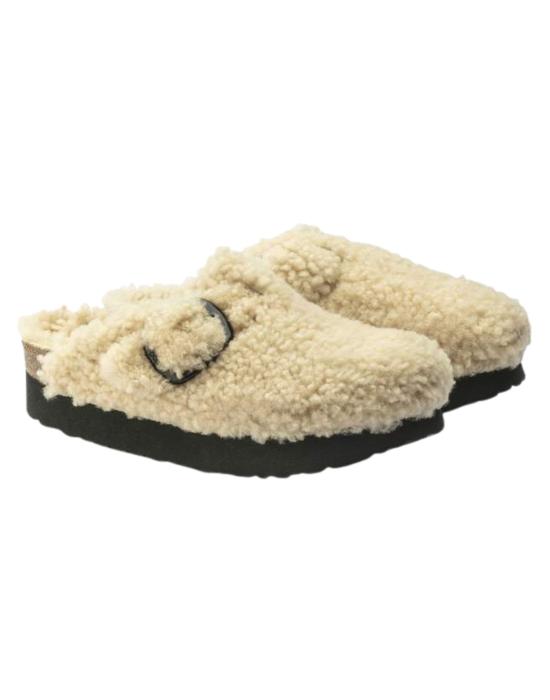 25FW 버켄스탁 BOSTON 보스톤 빅버클 테디 시어링 뮬 1025664 4541 - BIRKENSTOCK