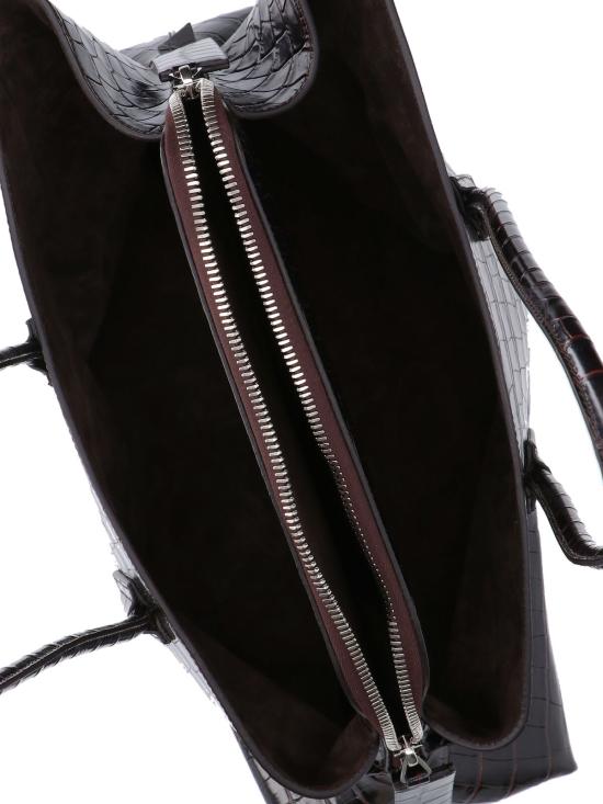 26SS 디 아티코 라 파세지아타 미디엄 탑 핸들 백 250WAH00054 LBT021PR 207 Brown - THE ATTICO