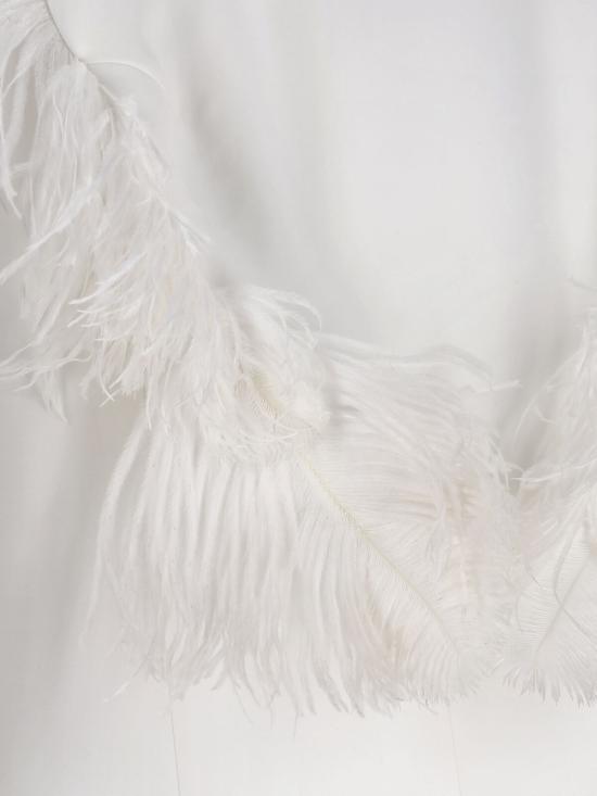 26SS 디 아티코 미디 원피스 260WCA00468 PLL088FS 001 White - THE ATTICO