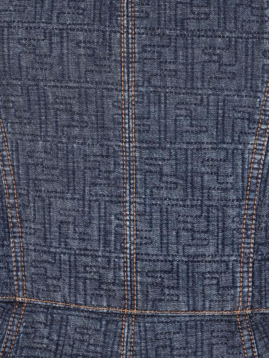 26SS 펜디 미디 원피스 FLD568 AW82 F1UKI Blue - FENDI