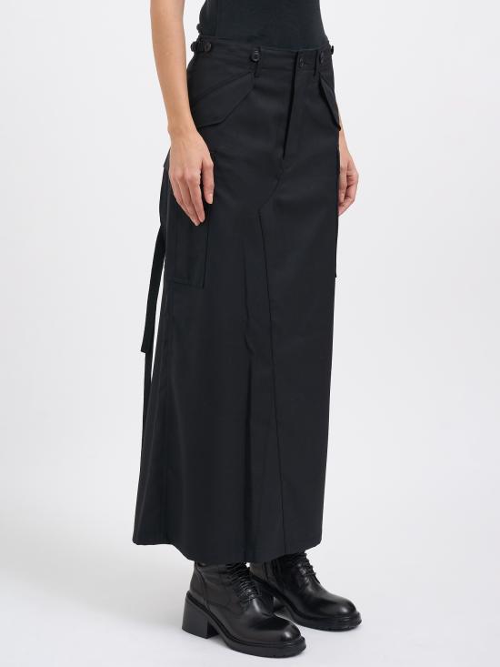 25FW 와타나베 준야 롱 스커트 MJPS007051BLACK - JUNYA WATANABE