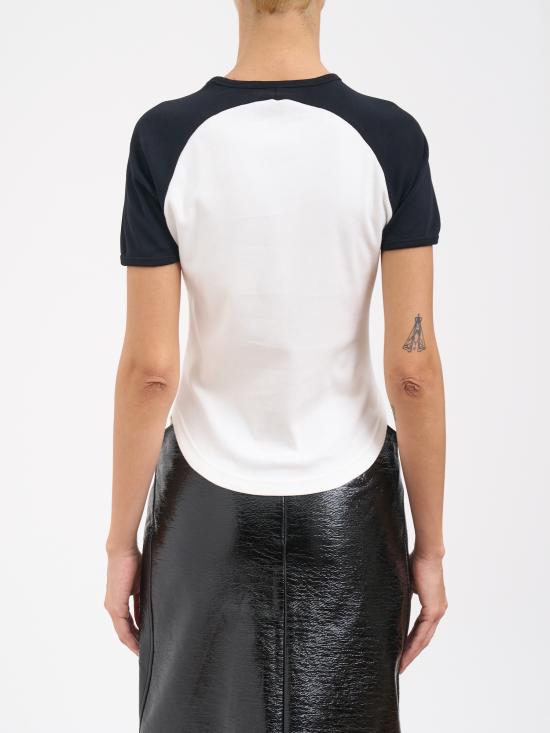 25FW 쿠레쥬 반팔 티셔츠 M325JTS214JS02030098 WHITE - COURREGES