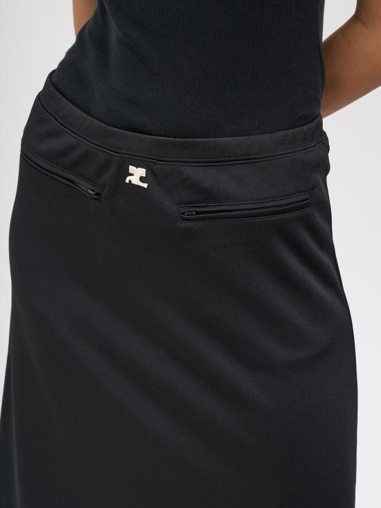 25FW 쿠레쥬 미디 스커트 M325JJU296JS02509999 BLACK - COURREGES