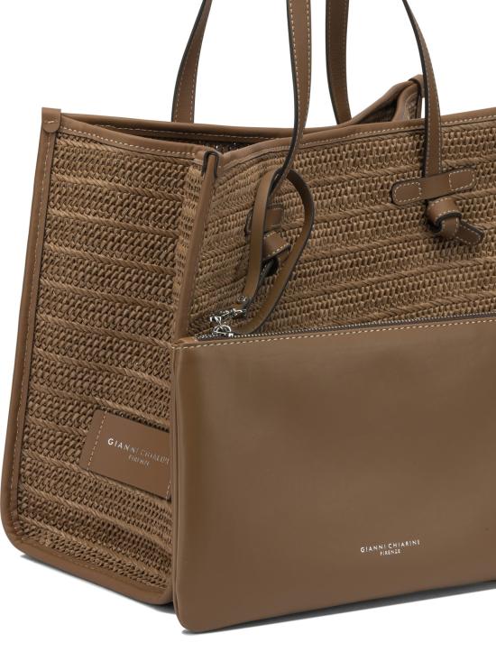 26SS 지아니 끼아리니 토트백 BS6850COMMRVNRKMARCELLA1117CARAMELLO BEIGE - GIANNI CHIARINI