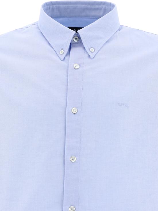 26SS 아페쎄 긴팔 셔츠 COECKH12499IAB LIGHT BLUE - A.P.C.