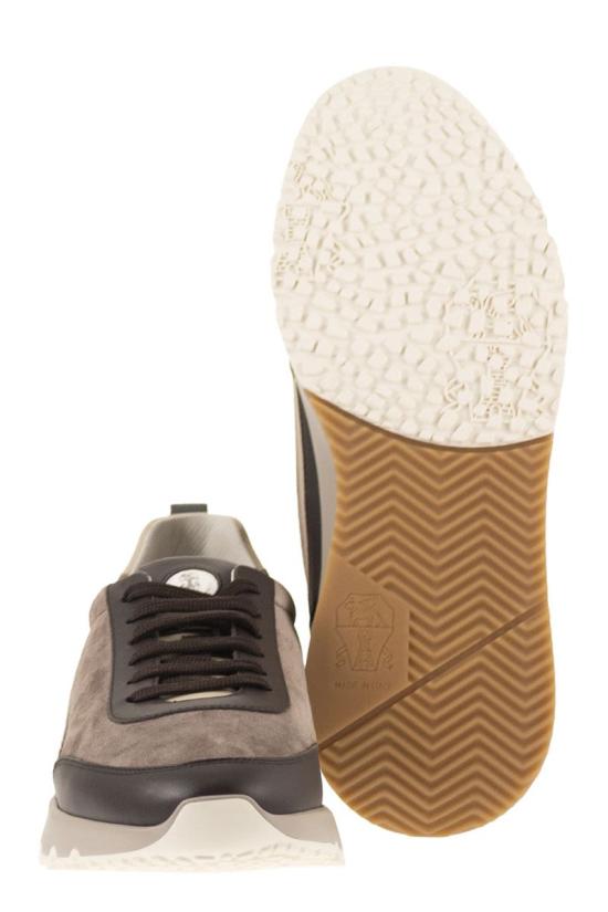 25FW 브루넬로 쿠치넬리 스니커즈 MZUSGGO278 CEA44 LIGHT BROWN - BRUNELLO CUCINELLI