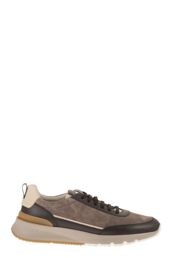 25FW 브루넬로 쿠치넬리 스니커즈 MZUSGGO278 CEA44 LIGHT BROWN