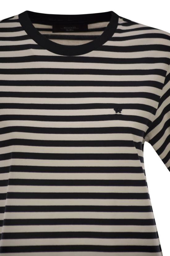 26SS 위켄드막스마라 반팔 티셔츠 2615971031600 010 BLACK ECRU - WEEKEND MAX MARA