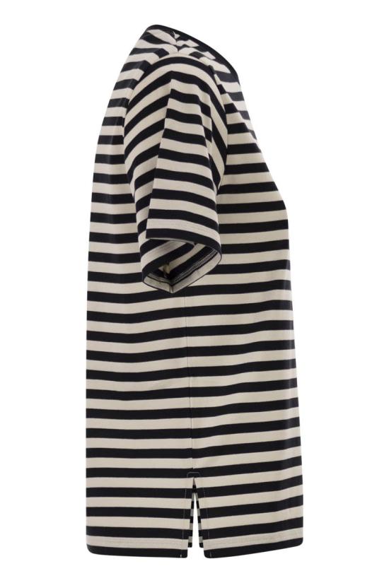 26SS 위켄드막스마라 반팔 티셔츠 2615971031600 010 BLACK ECRU - WEEKEND MAX MARA