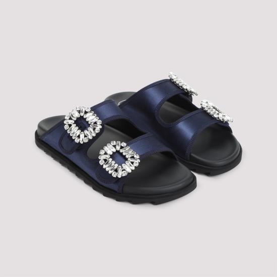 26SS 로저비비에 뮬/슬리퍼 RVW45844480RS0 U807 BLUE - ROGER VIVIER
