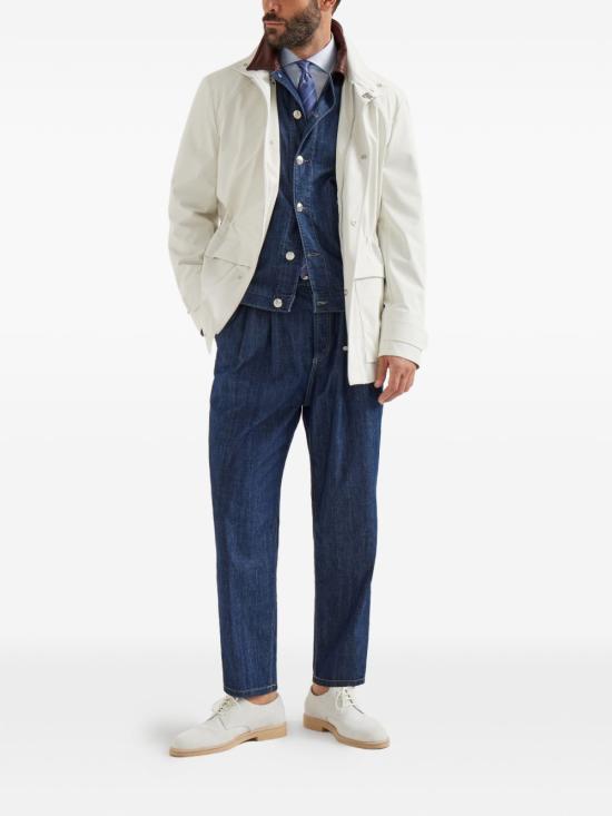 26SS 브루넬로 쿠치넬리 자켓 MH2636914COH51 BLUE - BRUNELLO CUCINELLI