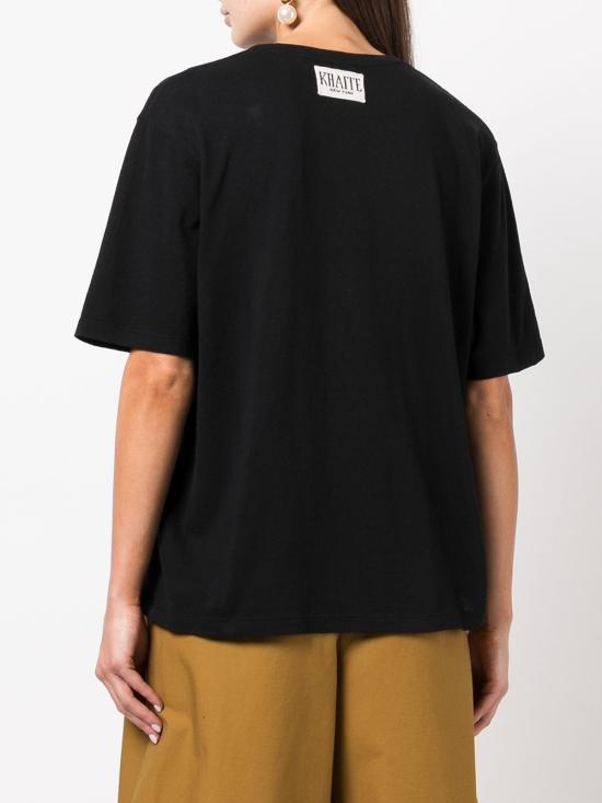 26SS 케이트 반팔 티셔츠 2196138200 BLACK - KHAITE