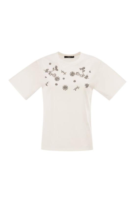 26SS 위켄드막스마라 반팔 티셔츠 2615971061600 003 WHITE