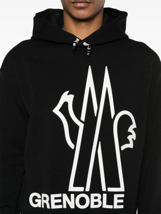 25FW 몽클레어 후드 티셔츠 K20978G00028899IG 999 BLACK - MONCLER