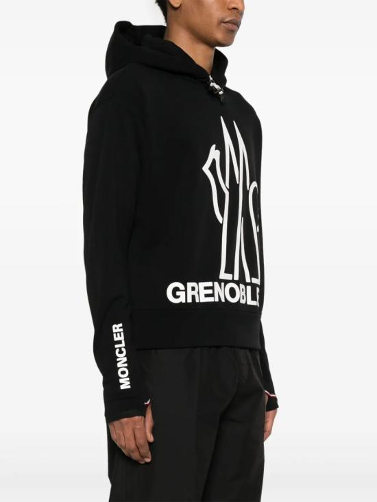 25FW 몽클레어 후드 티셔츠 K20978G00028899IG 999 BLACK - MONCLER
