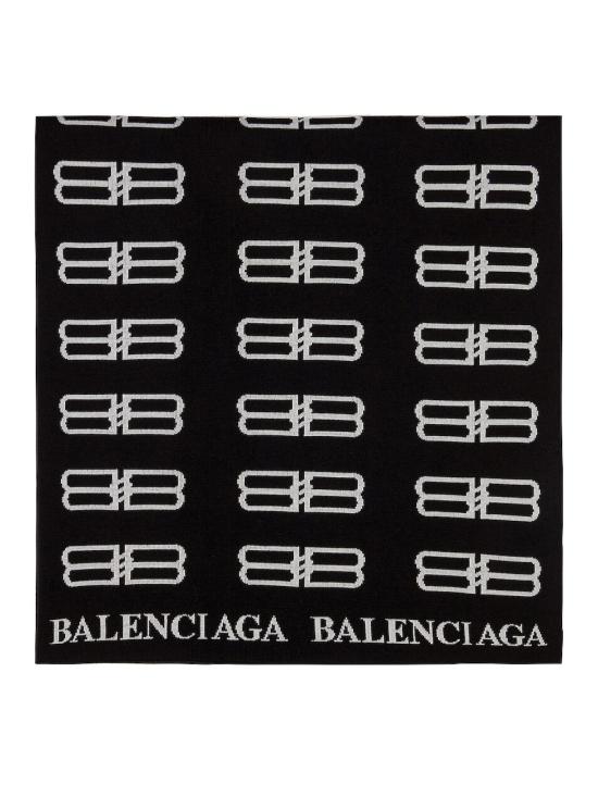 25FW 발렌시아가 머플러/스카프 7192294C6B81077 BLACK - BALENCIAGA