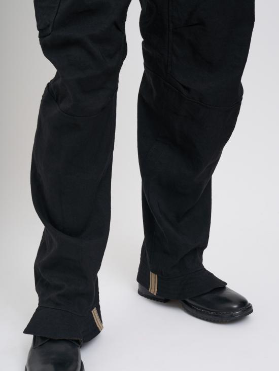 25FW 지기 첸 스트레이트 팬츠 M0M253055604 BLACK - ZIGGY CHEN