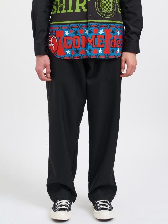 25FW 꼼데가르송 스트레이트 팬츠 MFPP004BLACK - COMME DES GARCONS