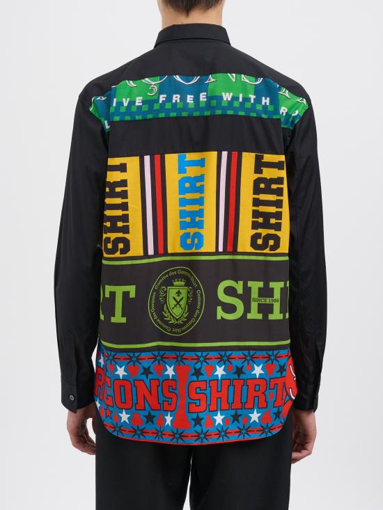 25FW 꼼데가르송 긴팔 셔츠 MFPB009BLACK - COMME DES GARCONS