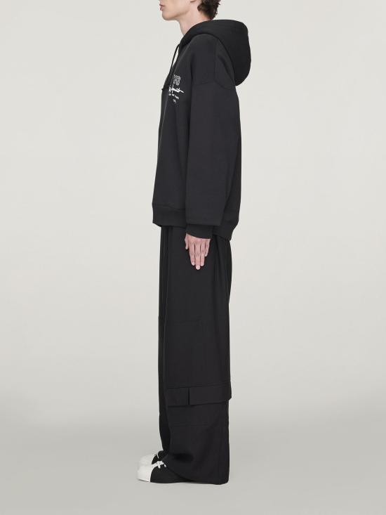 25FW 와이쓰리 후드 티셔츠 MKB2604 BLACK - Y-3