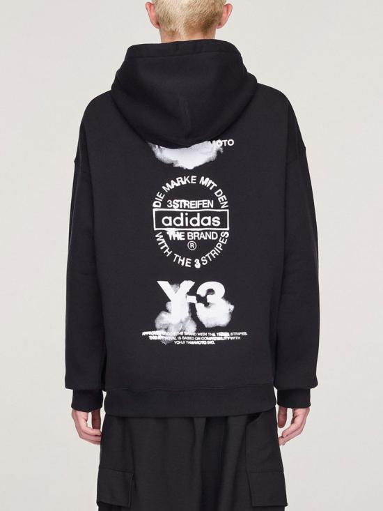 25FW 와이쓰리 후드 티셔츠 MJX4748 BLACK - Y-3