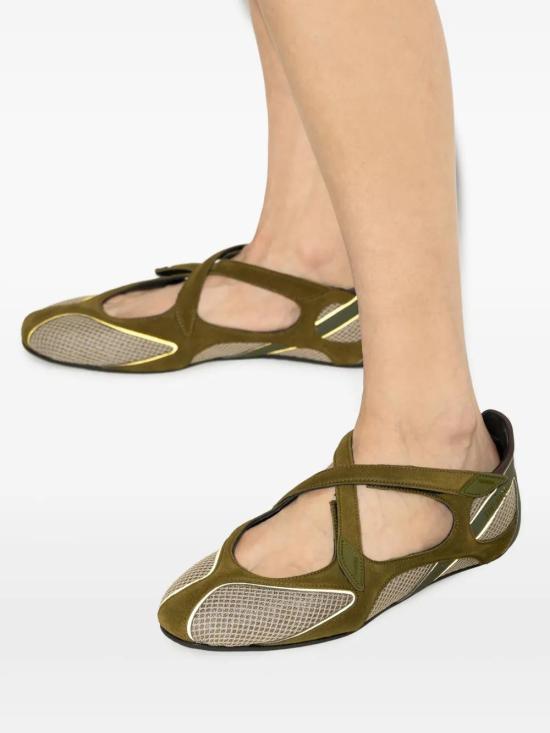  디 아티코 샌들 251WSH00871MIX062AA828 MILITARY GREEN - THE ATTICO