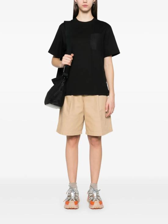  몽클레어 코튼 티셔츠 포켓 8C0002089A4U999 BLACK - MONCLER
