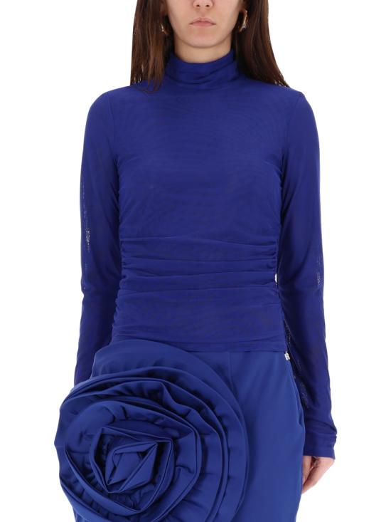  로테이트 바이 크리스텐슨 반팔 티셔츠 1149171587 BCR7581587 BLUE - ROTATE BY BIRGERCHRISTENSEN