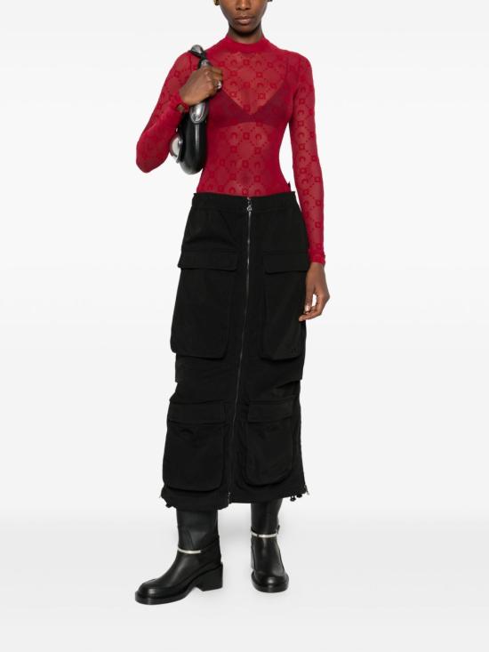 25FW 마린세르 반팔 티셔츠 WTO388A CJER0005RD11 RED - MARINE SERRE