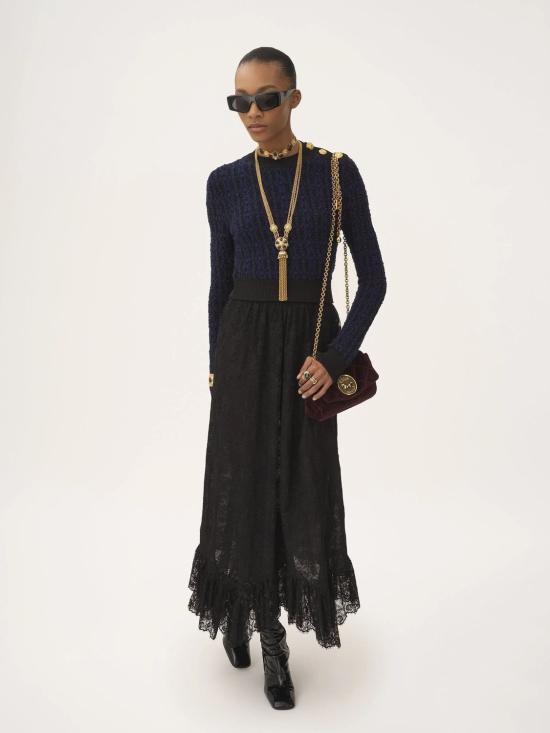 25FW 끌로에 스웨터 25AMP376404C4NAVY - CHLOE