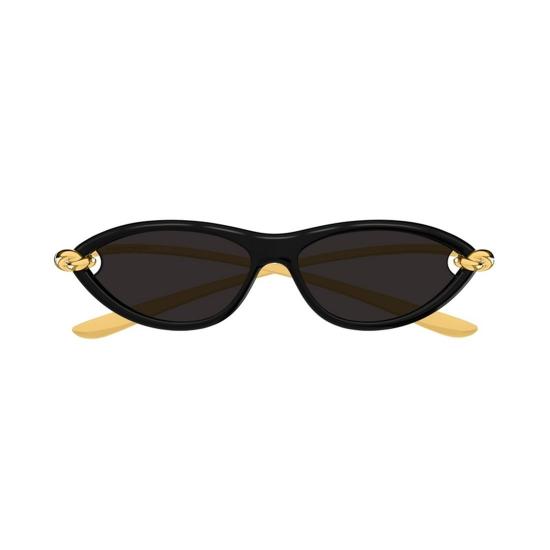 25FW 보테가베네타 선글라스 BV1390S 001 BLACK GOLD GREY - BOTTEGA VENETA