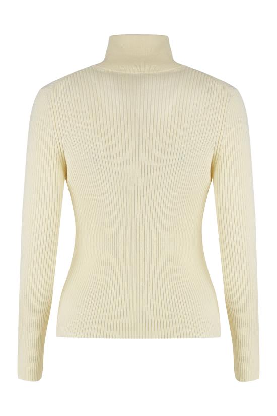 25FW 셀린느 스트라이프 울 터틀넥 2ADRF861Z01OW White - CELINE