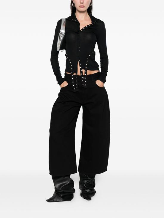 26SS 디 아티코 스트레이트 팬츠 260WCP00293DDD104AA100 BLACK - THE ATTICO