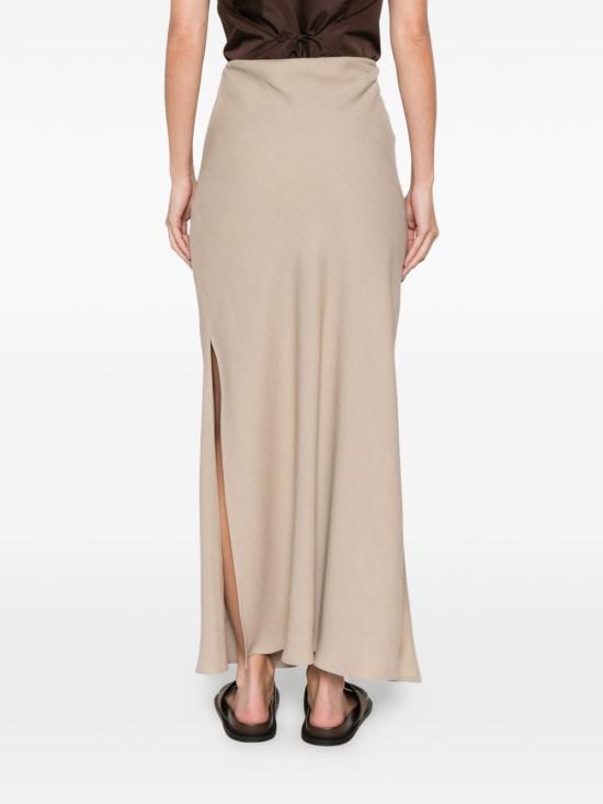 26SS 브루넬로 쿠치넬리 롱 스커트 MH126G3396C9195 BEIGE - BRUNELLO CUCINELLI