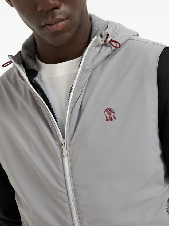 26SS 브루넬로 쿠치넬리 베스트 MM49A7450GC1704 GREY - BRUNELLO CUCINELLI