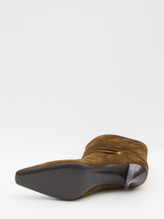  생로랑 스웨이드 니키 부티 8013930LI00 2701 BEIGE O TAN - SAINT LAURENT