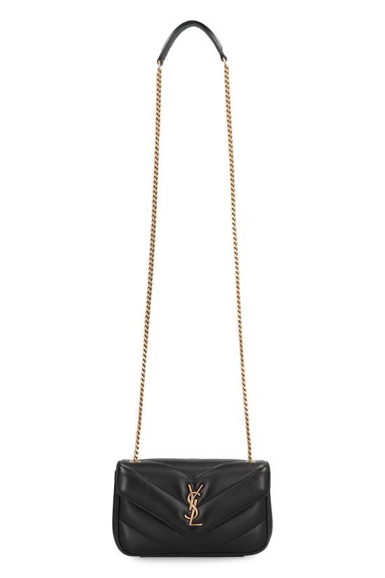 25FW 생로랑 루루 미니 램스킨 821749AAEAX 1000 BLACK - SAINT LAURENT