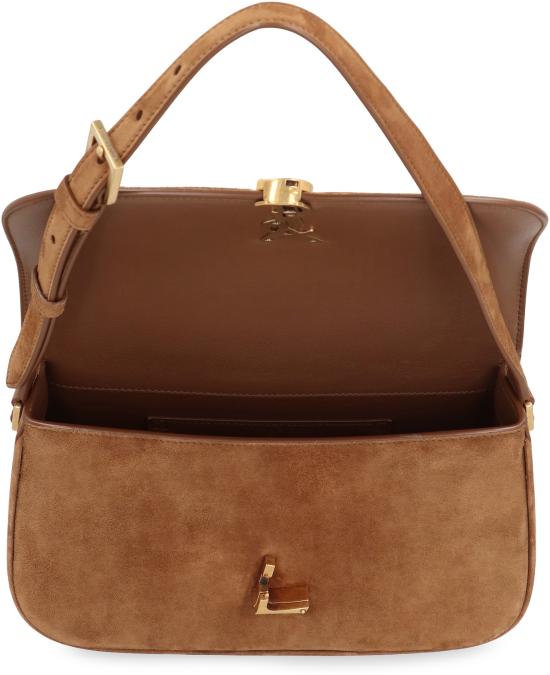 25FW 생로랑 스웨이드 솔페리노 스몰백 8323301U80W 2916 BROWN - SAINT LAURENT