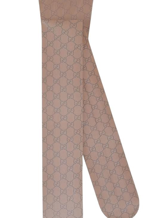 25FW 구찌 프린티드 스트레치 나일론 타이즈 8497203GAN9 2500 BROWN - GUCCI