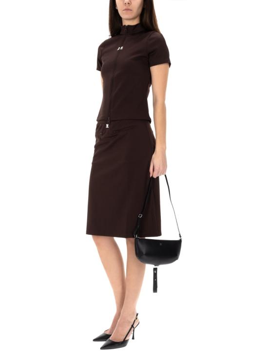 25FW 쿠레쥬 미디 스커트 325JJU296J S02501983 BROWN - COURREGES