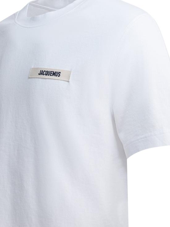 25FW 자크뮈스 반팔 티셔츠 25HTSM00133AJ00226100 WHITE - JACQUEMUS