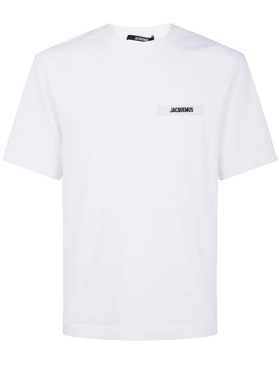 25FW 자크뮈스 반팔 티셔츠 25HTSM00133AJ00226100 WHITE - JACQUEMUS