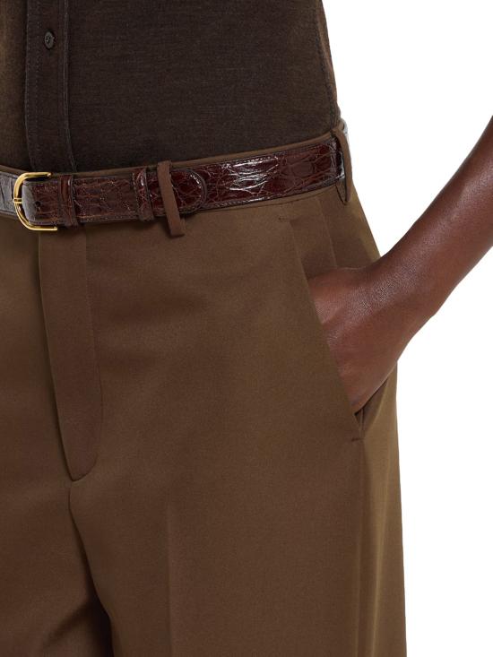 25FW 구찌 테크니컬 파나마 팬츠 845357ZAFKB2046 BROWN - GUCCI