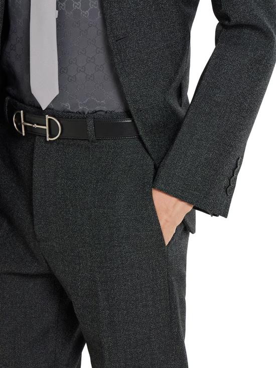 25FW 구찌 울 물리네 팬츠 850333Z7AXC1016 GREY - GUCCI