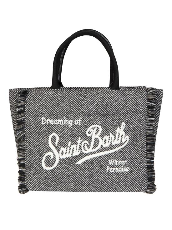 25FW [키즈] 세인트바쓰 크로스백 COL0029 00298I HERRINGBONE 0015 EMB NERO