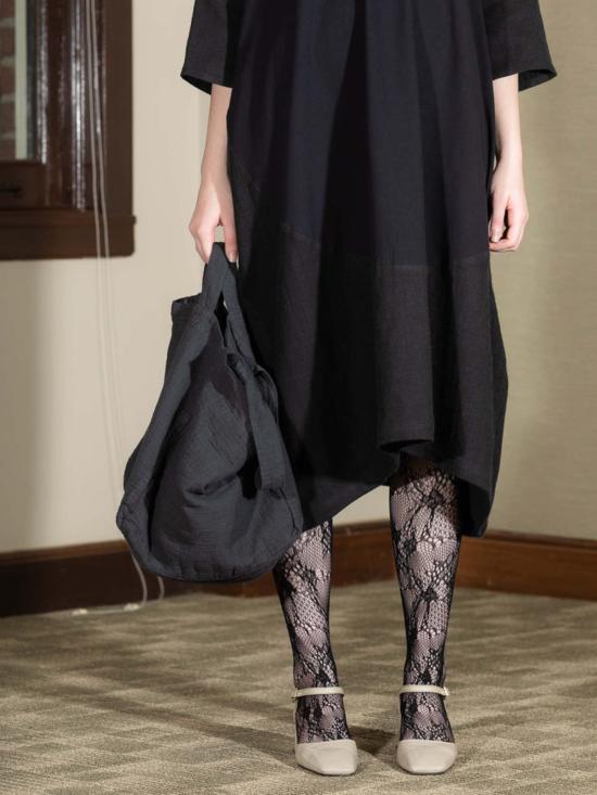  Cosmic Wonder 롱 원피스 코스믹 원더 리넨/울 & 코튼/캐시미어 드레스 - OTHER BRANDS