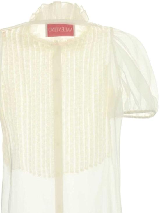 25SS 발렌티노 가라바니 블라우스 6B3AA0A52UP Bianco White - VALENTINO GARAVANI