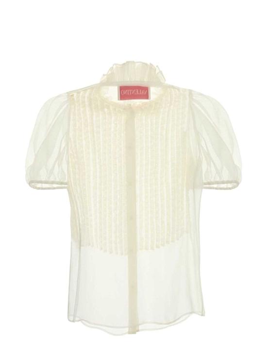 25SS 발렌티노 가라바니 블라우스 6B3AA0A52UP Bianco White - VALENTINO GARAVANI