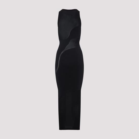 26SS 월포드 롱 원피스 57210 7005 Black - WOLFORD