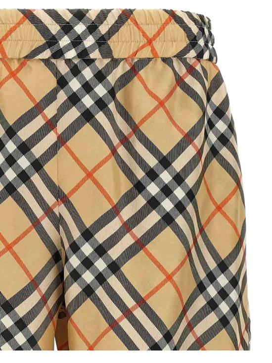 25SS 버버리 체크 숏팬츠 8091199 Beige - BURBERRY